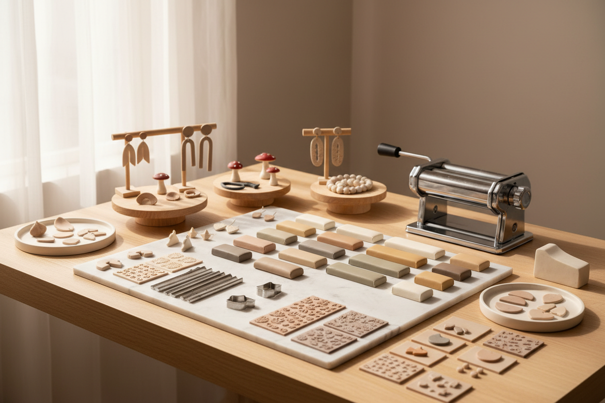 neutral polymer clay crafting